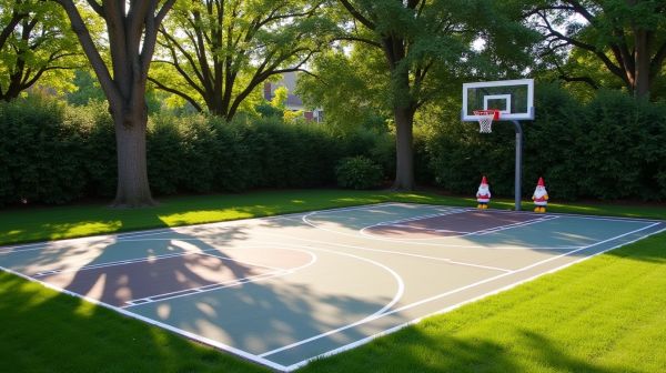 Comment installer un terrain de basket chez soi facilement